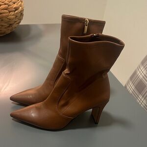Franco Sarto Brown Ankle Boots